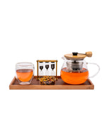 Brown Leather Tea Tray